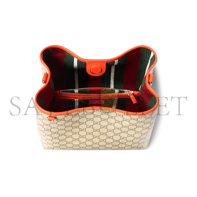 GUCCI GG EMBLEM MEDIUM BUCKET BAG 815103 (25*25*15.5cm) GUCCI GG EMBLEM MEDIUM BUCKET BAG 815103 (25*25*15.5cm)